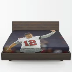 Tom Brady Tampa Bay Buccaneers Player Fitted Sheet 1