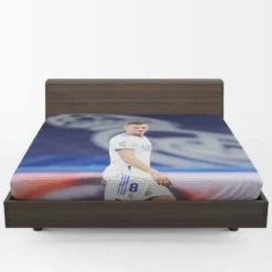 Toni Kroos Consistent Real Madrid Football Player Fitted Sheet 1