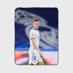 Toni Kroos Consistent Real Madrid Football Player Fleece Blanket 1