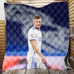 Toni Kroos Consistent Real Madrid Football Player Quilt Blanket