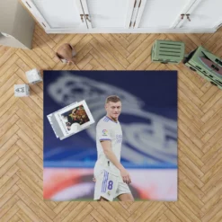 Toni Kroos Consistent Real Madrid Football Player Rug