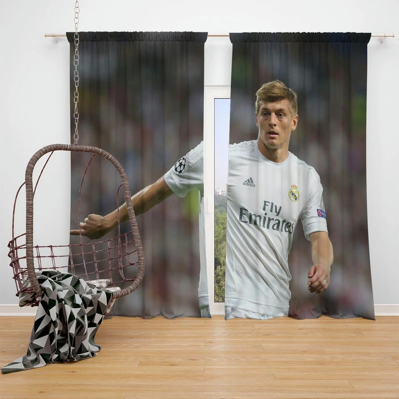 Toni Kroos Copa de la Liga Footballer Window Curtain