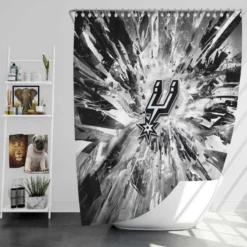 Top Ranked Club San Antonio Spurs Shower Curtain