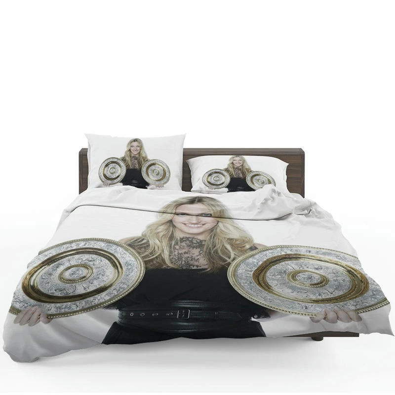 Top Ranked Czech Tennis Player Petra Kvitova Bedding Set