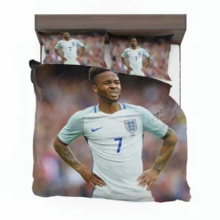 Top Ranked England Football Raheem Sterling Bedding Set 1