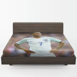 Top Ranked England Football Raheem Sterling Fitted Sheet 1