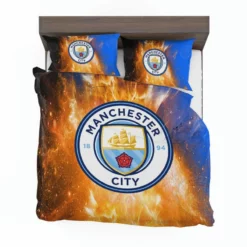 Top Ranked English Football Club Manchester City FC Bedding Set 1