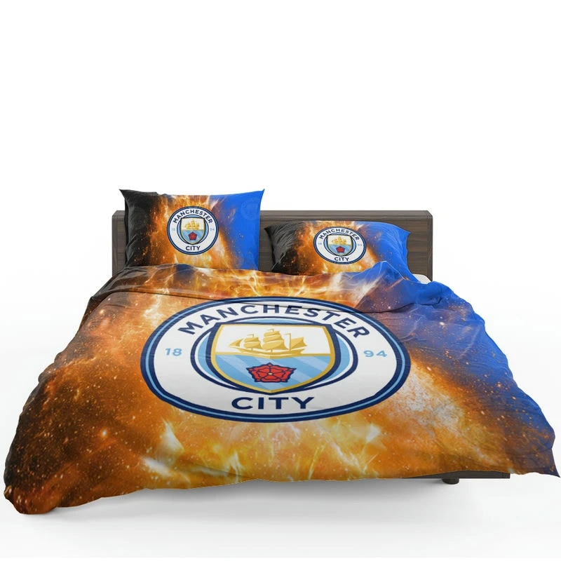 Top Ranked English Football Club Manchester City FC Bedding Set