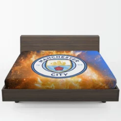 Top Ranked English Football Club Manchester City FC Fitted Sheet 1