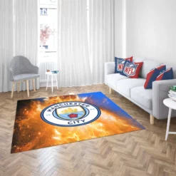 Top Ranked English Football Club Manchester City FC Rug 2