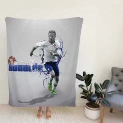 Top Ranked Football Player Cristiano Ronaldo Fleece Blanket