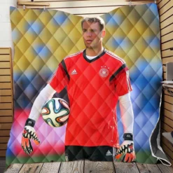 Top Ranked Football Player Manuel Neuer Quilt Blanket