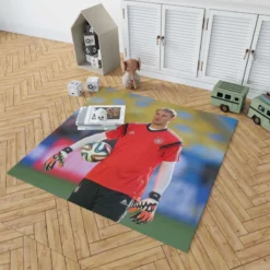 Top Ranked Football Player Manuel Neuer Rug 1