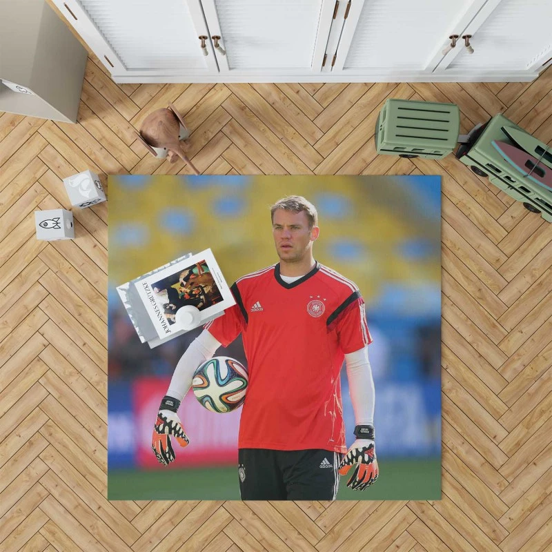 Top Ranked Football Player Manuel Neuer Rug