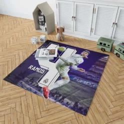 Top Ranked Footballer Sergio Ramos Rug 1