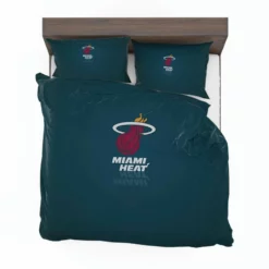 Top Ranked NBA Basketball Club Miami Heat Bedding Set 1