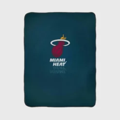 Top Ranked NBA Basketball Club Miami Heat Fleece Blanket 1