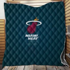 Top Ranked NBA Basketball Club Miami Heat Quilt Blanket