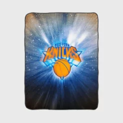 Top Ranked NBA Basketball Club New York Knicks Fleece Blanket 1