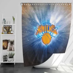 Top Ranked NBA Basketball Club New York Knicks Shower Curtain
