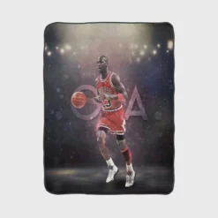 Top Ranked NBA Basketball Player Michael Jordan Fleece Blanket 1