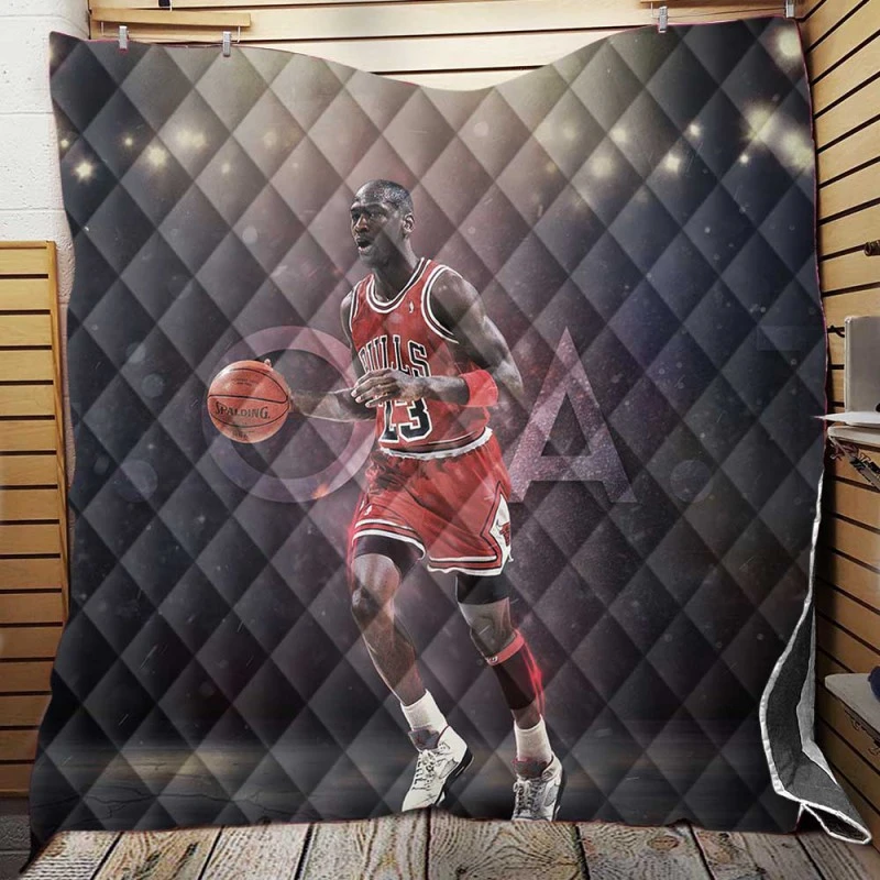 Top Ranked NBA Basketball Player Michael Jordan Quilt Blanket