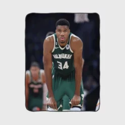 Top Ranked NBA Player Giannis Antetokounmpo Fleece Blanket 1