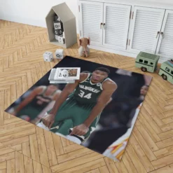 Top Ranked NBA Player Giannis Antetokounmpo Rug 1