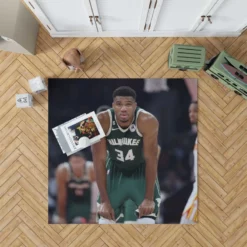 Top Ranked NBA Player Giannis Antetokounmpo Rug