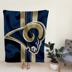 Top Ranked NFL Club Los Angeles Rams Fleece Blanket