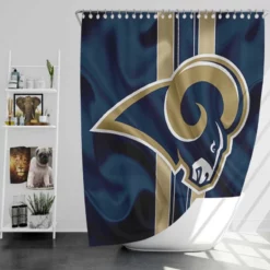 Top Ranked NFL Club Los Angeles Rams Shower Curtain