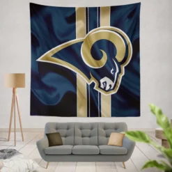Top Ranked NFL Club Los Angeles Rams Tapestry
