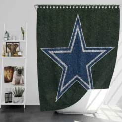 Top Ranked NFL Football Club Dallas Cowboys Shower Curtain