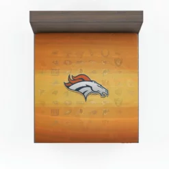 Top Ranked NFL Football Club Denver Broncos Fitted Sheet