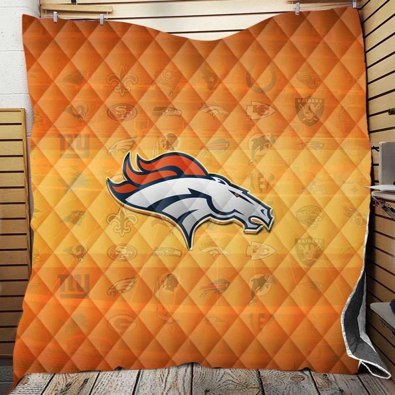 Top Ranked NFL Football Club Denver Broncos Quilt Blanket
