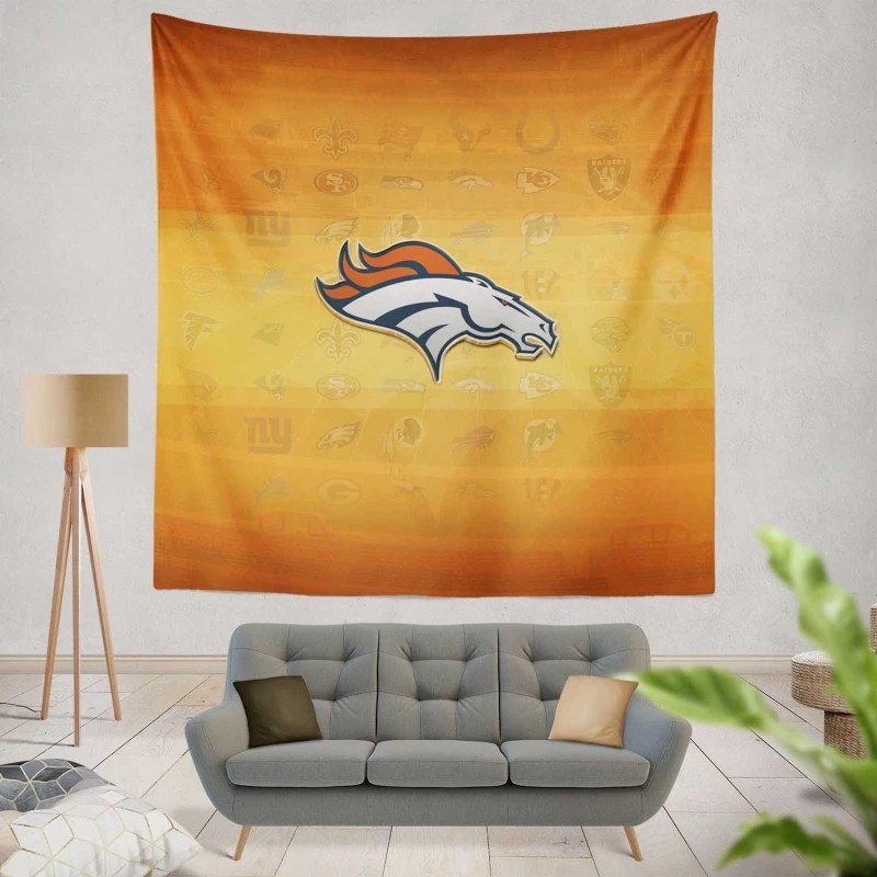 Top Ranked NFL Football Club Denver Broncos Tapestry