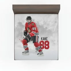 Top Ranked NHL Hockey Player Patrick Kane Fitted Sheet
