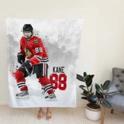 Top Ranked NHL Hockey Player Patrick Kane Fleece Blanket