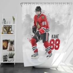 Top Ranked NHL Hockey Player Patrick Kane Shower Curtain