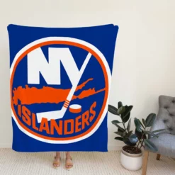 Top Ranked NHL Hockey Team New York Islanders Fleece Blanket