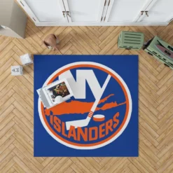Top Ranked NHL Hockey Team New York Islanders Rug