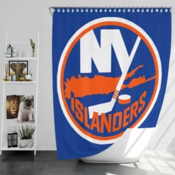 Top Ranked NHL Hockey Team New York Islanders Shower Curtain