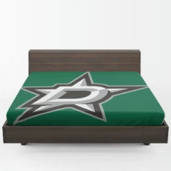 Top Ranked NHL Ice Hockey Club Dallas Stars Fitted Sheet 1