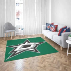 Top Ranked NHL Ice Hockey Club Dallas Stars Rug 2