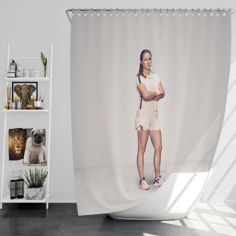 Top Ranked Russian Tennis Player Daria Kasatkina Shower Curtain