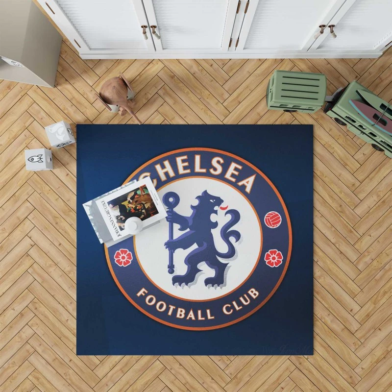 Top Ranked Soccer Team Chelsea FC Rug