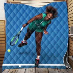 Top Ranked WTA Player Serena Williams Quilt Blanket