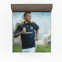 Top Star David Beckham in L A Galaxy Fitted Sheet