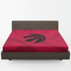 Toronto Raptors Black Logo Fitted Sheet 1