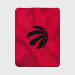 Toronto Raptors Black Logo Fleece Blanket 1